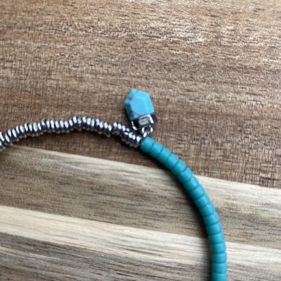 Turquoise/Charm Bracelet Keep Collective Friendship Beaded Bracelet - Picture 6 of 6